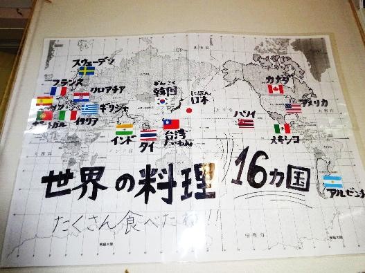 世界の料理MAP